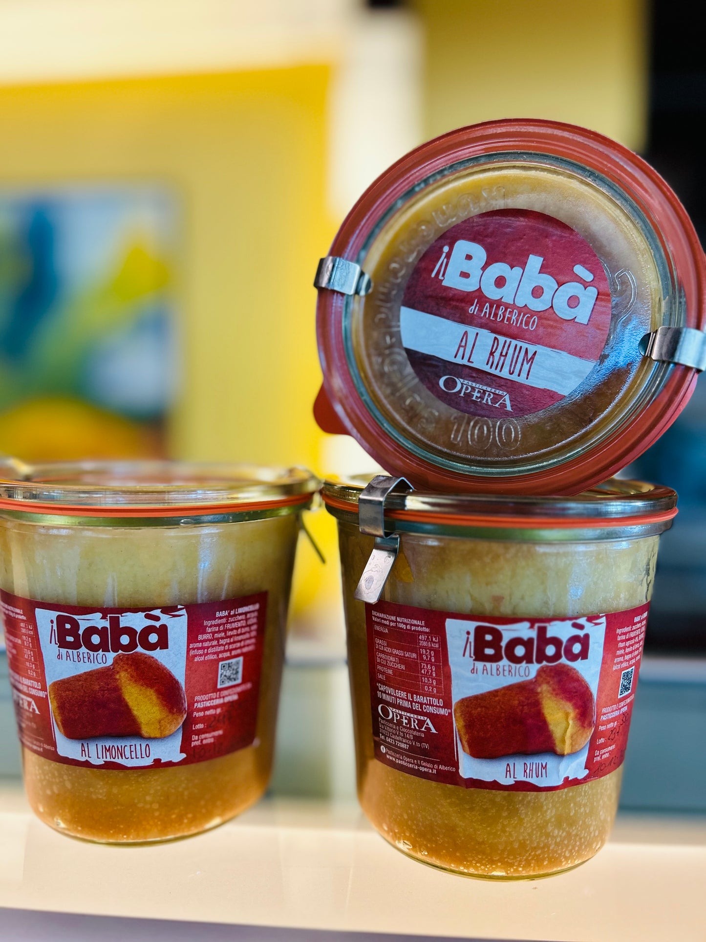 6- BABA' ARTIGIANALE IN VASOCOTTURA AL RUM O LIMONCELLO I Pasticceria Opera