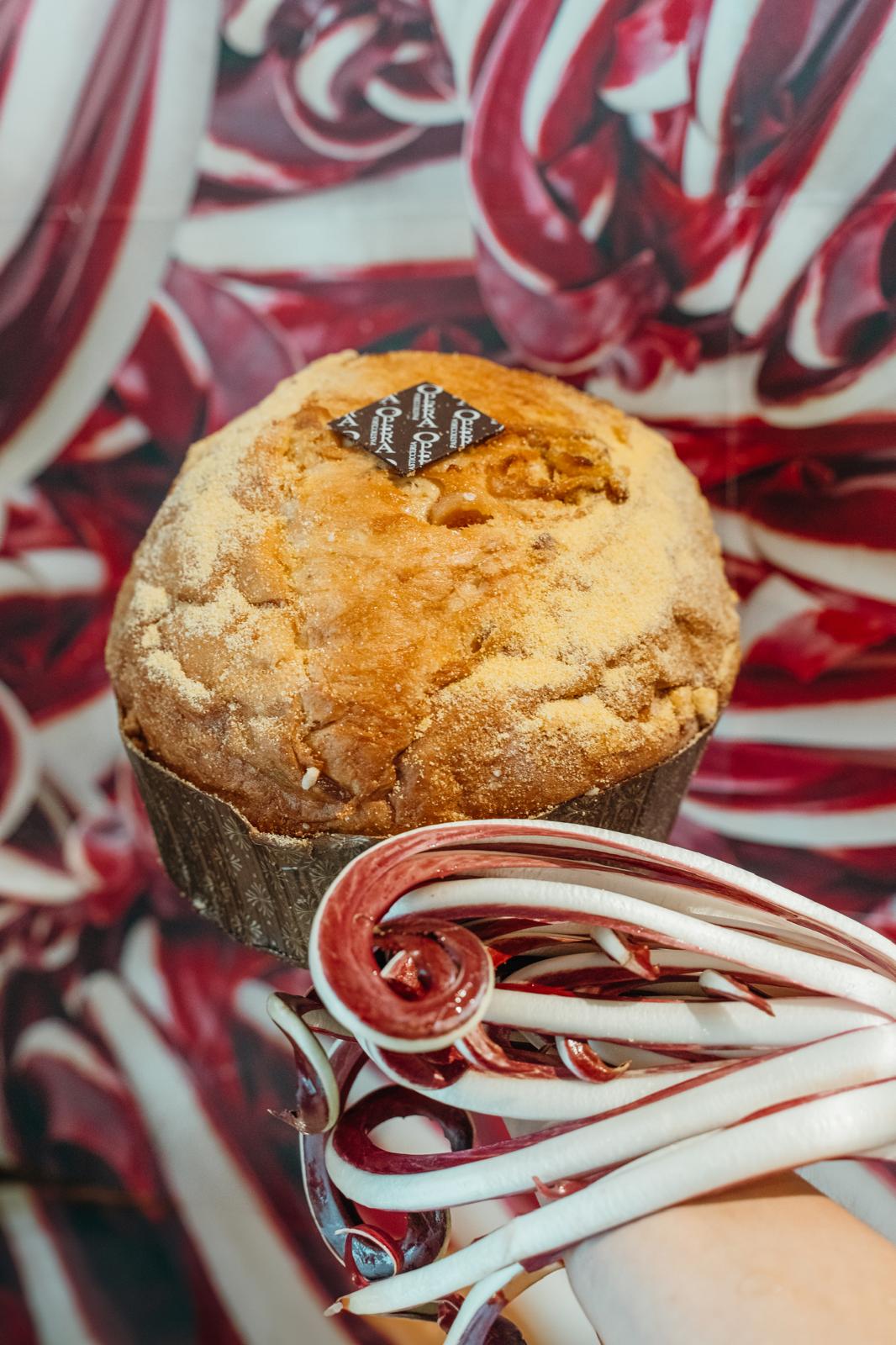 1- PANETTONE ARTIGIANALE AL RADICCHIO ROSSO DI TREVISO IGP I Pasticceria Opera